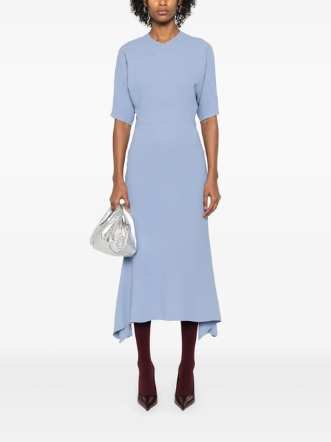 Victoria Beckham Folded midi dress - Blue - zdjęcie produktu nr 2