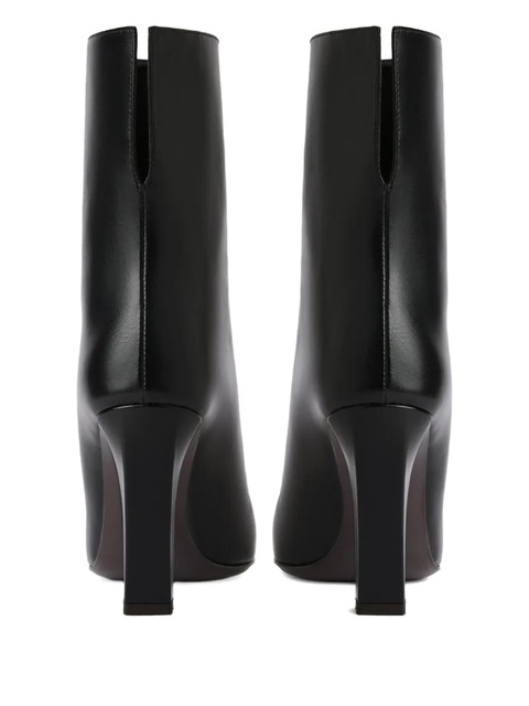 Giuseppe Zanotti metallic-toe block-heel boots - Black - zdjęcie produktu nr 2
