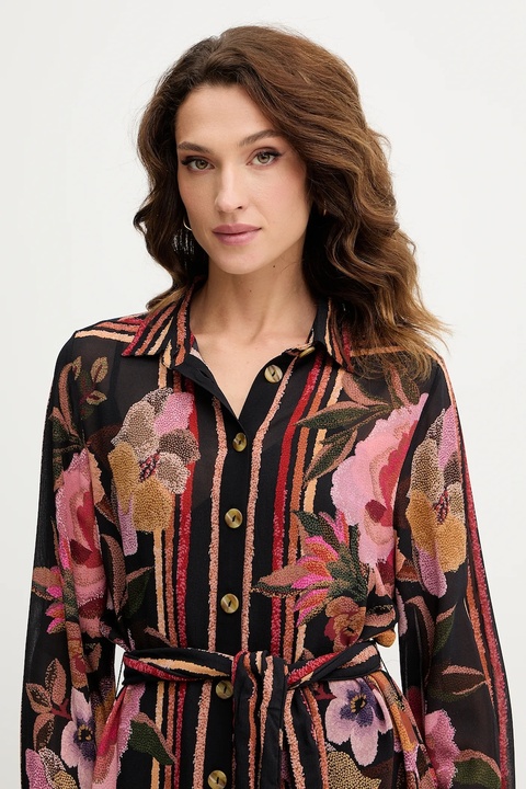 Farm Rio sukienka kolor czarny mini prosta 340071 - zdjęcie produktu nr 2