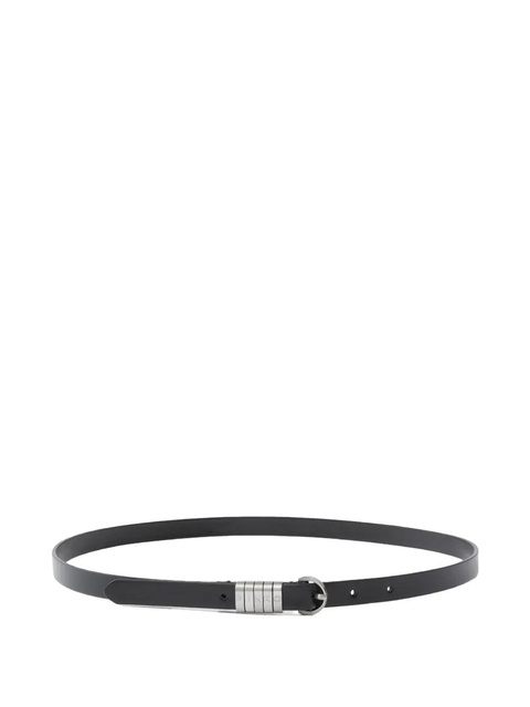 PINKO logo-plaque leather belt - Black - zdjęcie produktu nr 1