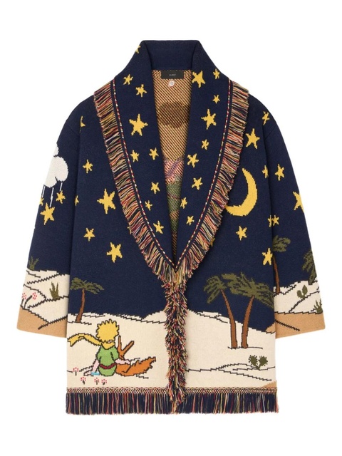 Alanui x The Little Prince fringed cardigan - Blue - zdjęcie produktu nr 1