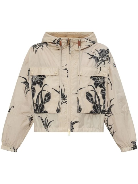 Moncler floral-print jacket - Neutrals - zdjęcie produktu nr 1