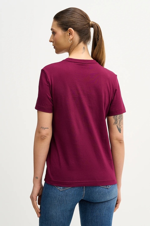Calvin Klein Jeans t-shirt bawełniany damski kolor fioletowy LV047B224G - zdjęcie produktu nr 2