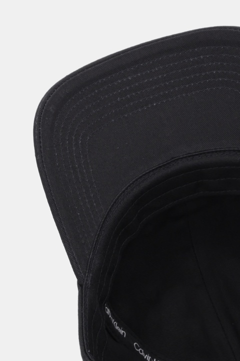 Calvin Klein czapka z daszkiem bawełniana kolor czarny LV04F5003G - zdjęcie produktu nr 2