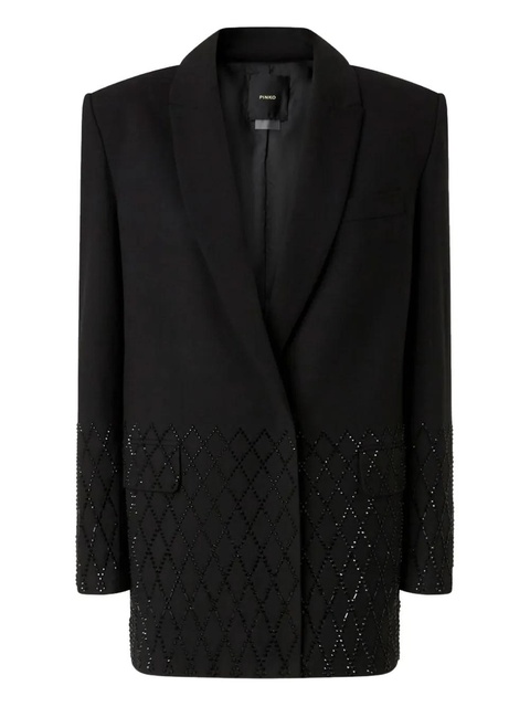 PINKO Laser Game single-breasted blazer - Black - zdjęcie produktu nr 1