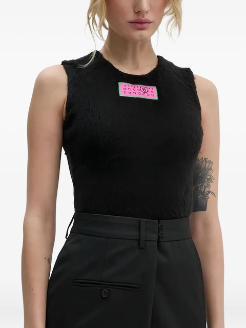 MM6 Maison Margiela Numbers-motif body - Black - zdjęcie produktu nr 2