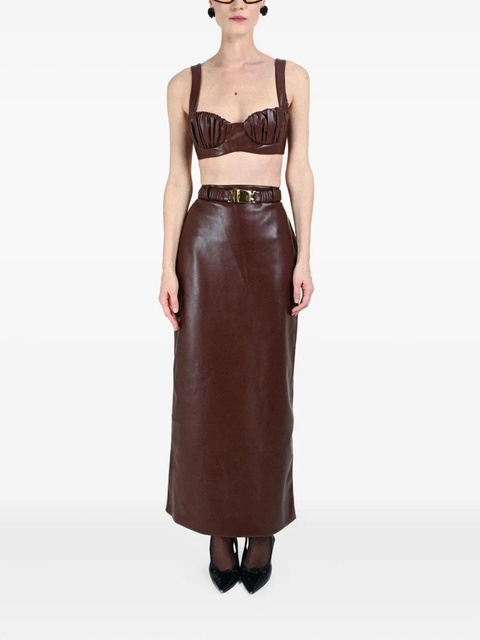 Rowen Rose gathered cup bra - Brown - zdjęcie produktu nr 1