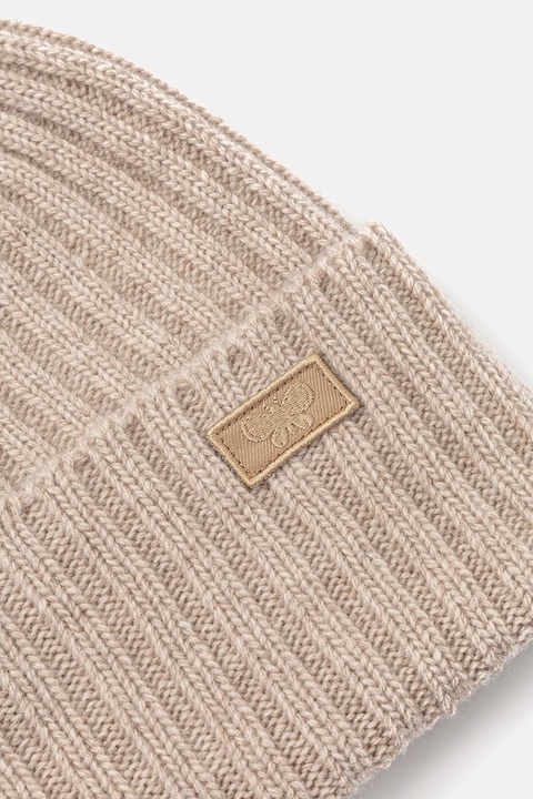 Weekend Max Mara czapka wełniana RITMO kolor beżowy 2525576035600 - zdjęcie produktu nr 2
