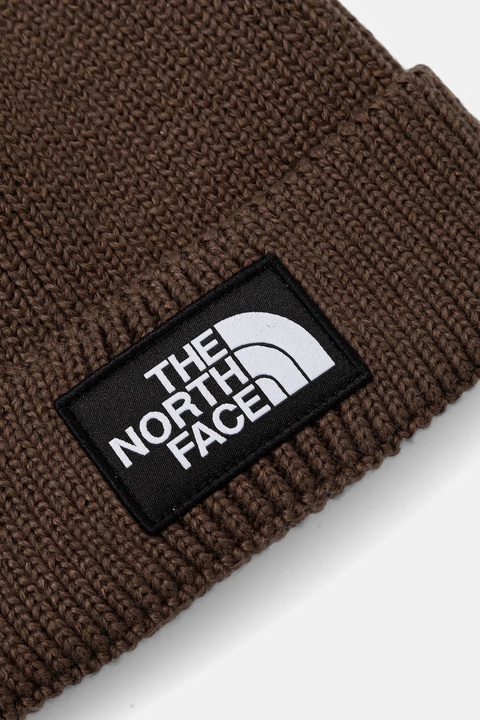 The North Face czapka TNF Logo Box kolor brązowy NF0A8CHE1OI1 - zdjęcie produktu nr 2