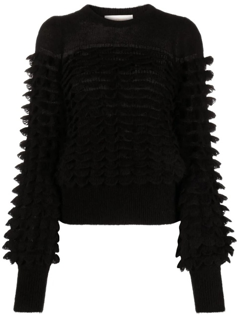 ZIMMERMANN 3D-knitted felted jumper - Black - zdjęcie produktu nr 1