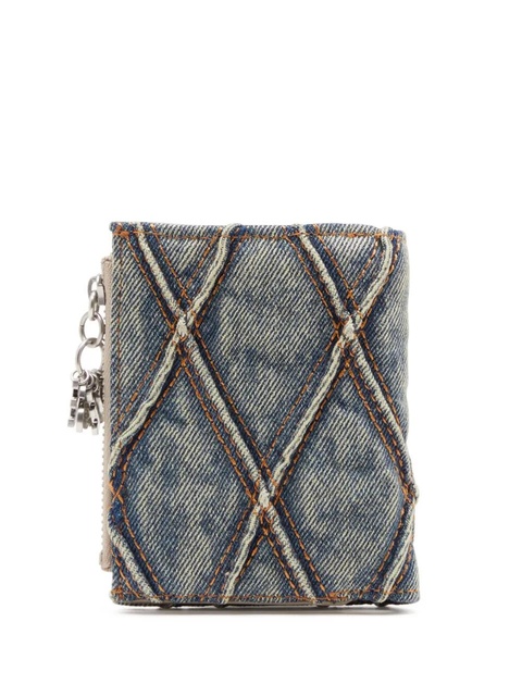 Diesel Charm D-BI Gold Zip II wallet - Blue - zdjęcie produktu nr 2