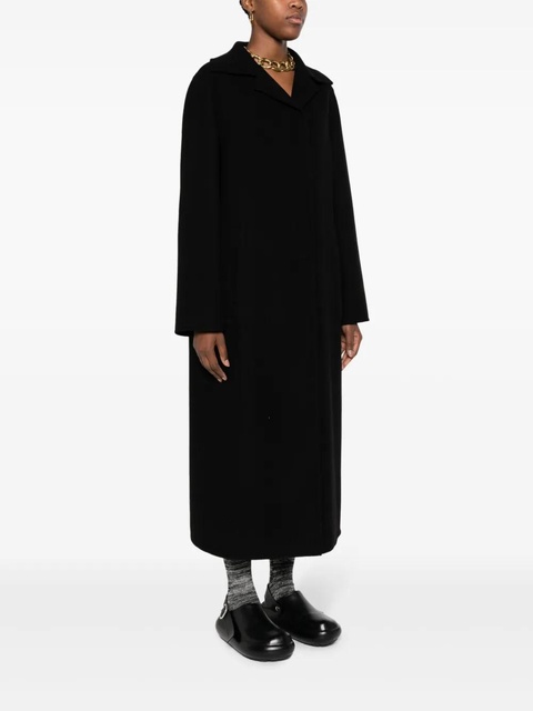Jil Sander single-breasted cashmere coat - Black - zdjęcie produktu nr 2