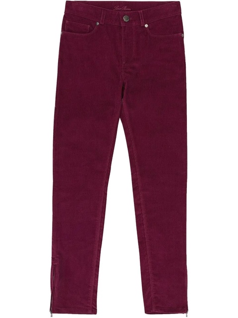Loro Piana straight-leg corduroy trousers - Red - zdjęcie produktu nr 1
