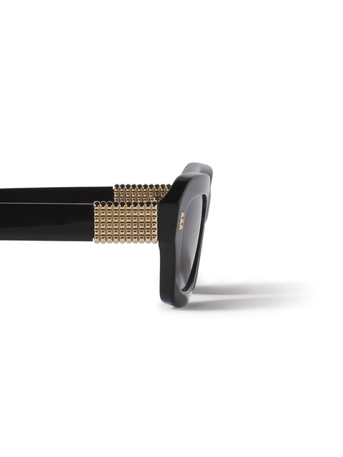 Lanvin geometric-frame sunglasses - Black - zdjęcie produktu nr 2