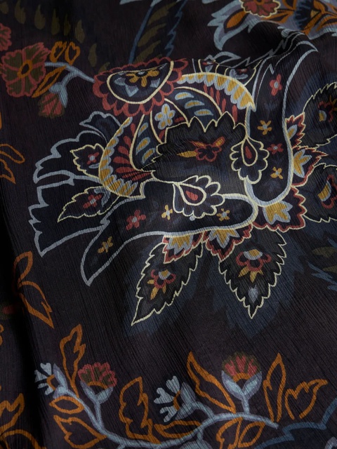 ETRO paisley printed silk dress - Black - zdjęcie produktu nr 2