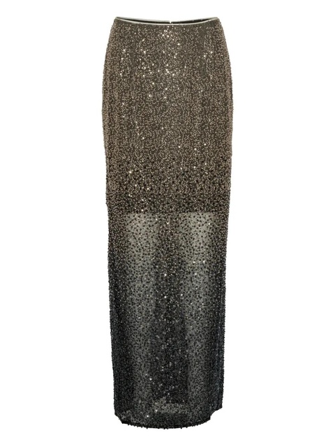ROTATE BIRGER CHRISTENSEN beaded maxi skirt - Black - zdjęcie produktu nr 1