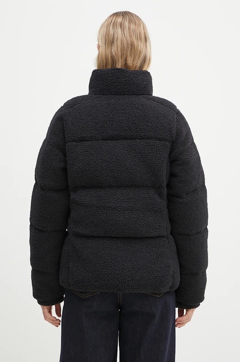 Columbia kurtka Puffect Sherpa damska kolor czarny zimowa oversize 2089231 - zdjęcie produktu nr 2