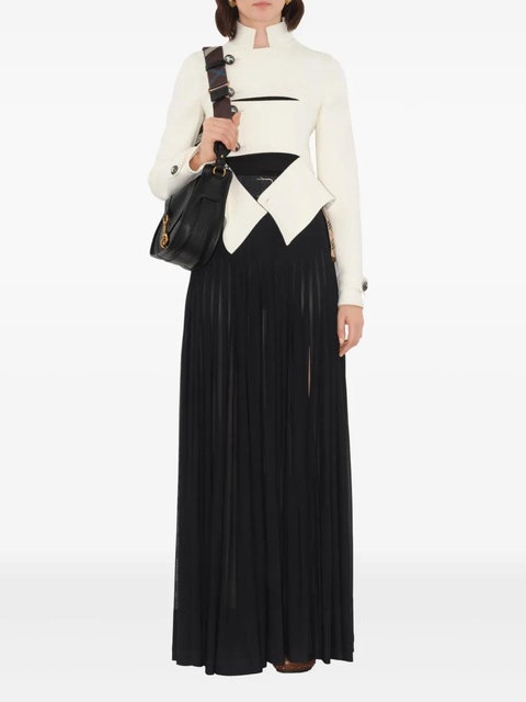 Burberry pleated maxi skirt - Black - zdjęcie produktu nr 2