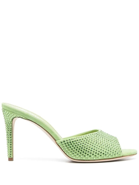 Paris Texas crystal-embellished sandals - Green - zdjęcie produktu nr 1