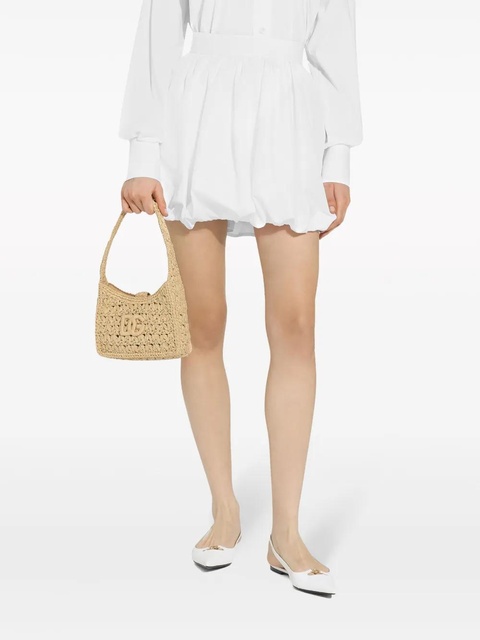 Dolce & Gabbana 3.5 raffia shoulder bag - Neutrals - zdjęcie produktu nr 2