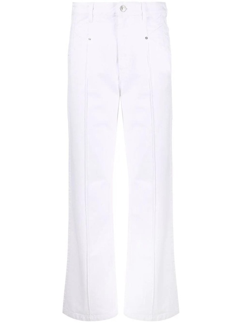 ISABEL MARANT straight-leg trousers - White - zdjęcie produktu nr 1
