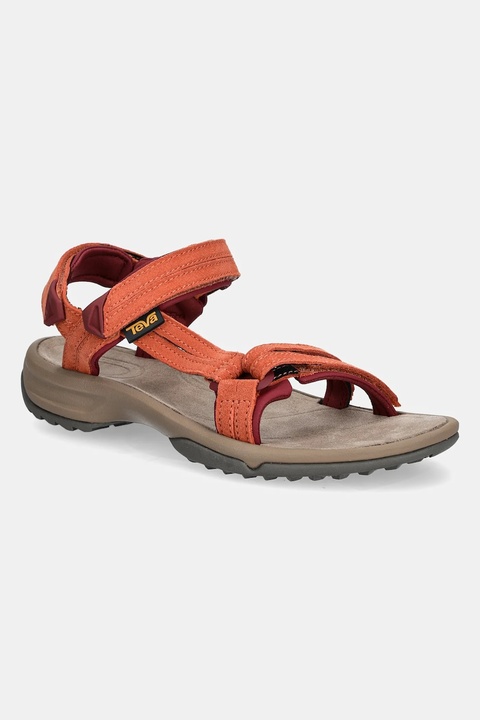 Teva sandały Terra Fi Lite Suede damskie kolor pomarańczowy 1124035.LNG-mlc - zdjęcie produktu nr 1