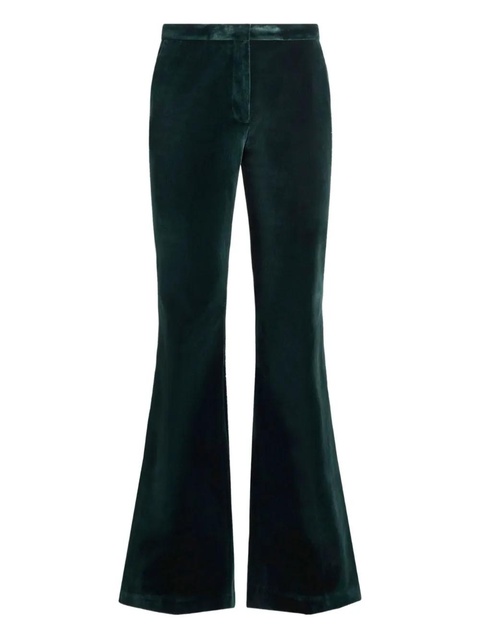 ETRO velvet flared trousers - Green - zdjęcie produktu nr 1