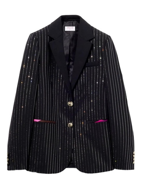 PUCCI pinstripe rhinestone blazer - Black - zdjęcie produktu nr 1