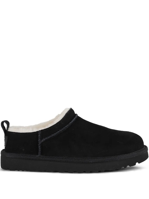 UGG sheepskin-lining suede slippers - Black - zdjęcie produktu nr 1
