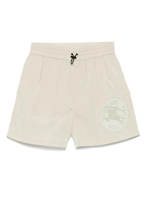 Burberry logo-print shorts - Neutrals - zdjęcie produktu nr 1