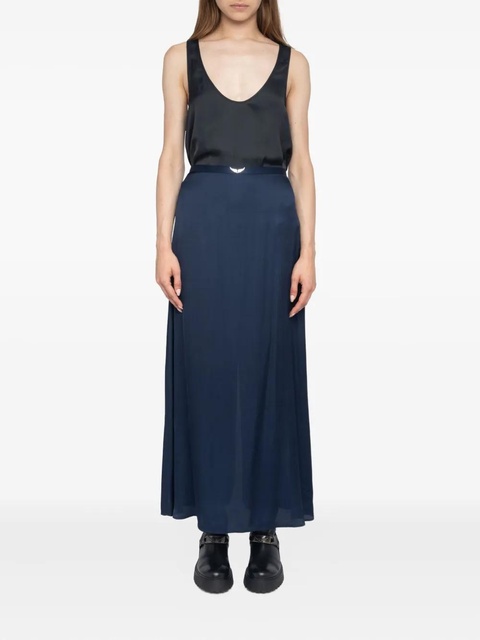 Zadig&Voltaire Jimeno satin wings-embellished maxi skirt - Blue - zdjęcie produktu nr 1