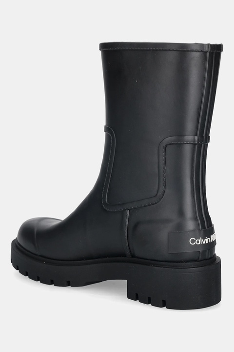 Calvin Klein kalosze MID RAINBOOT RUBBER damskie kolor czarny YW0YW02004 - zdjęcie produktu nr 2