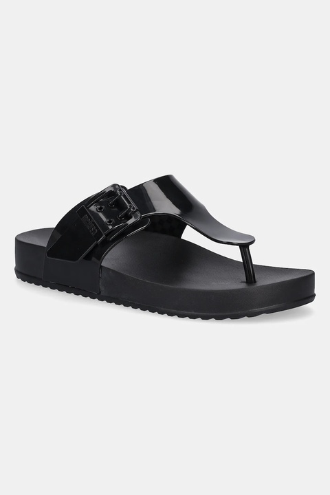 Melissa japonki MELISSA COZY FLIP FLOP AD damskie kolor czarny na płaskim obcasie M 35933.BC910 - zdjęcie produktu nr 1