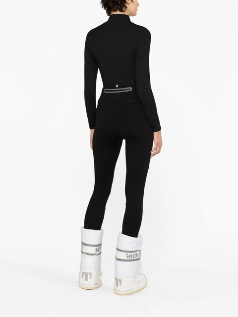 Moncler Grenoble zip-pocket jersey leggings - Black - zdjęcie produktu nr 2