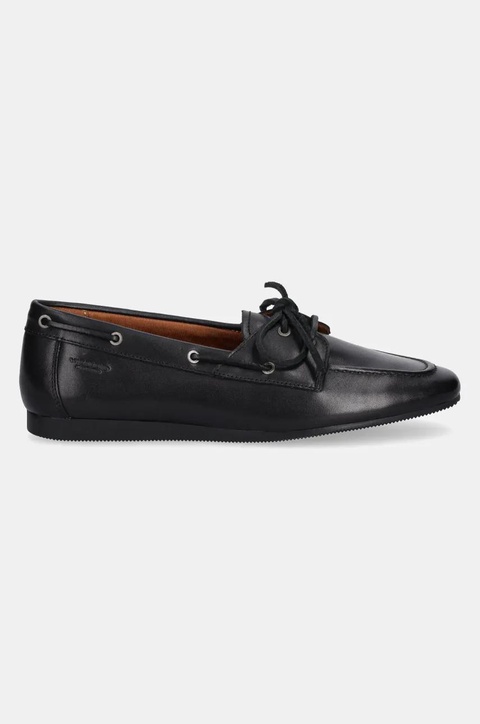 Vagabond Shoemakers mokasyny skórzane HILLARY damskie kolor czarny na płaskim obcasie 5925-401-20 - zdjęcie produktu nr 2