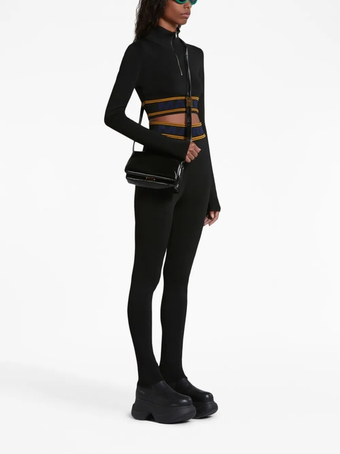 Marni high-waisted logo-waistband leggings - Black - zdjęcie produktu nr 2