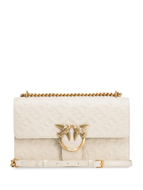 PINKO Love One Classic cross body bag - White - zdjęcie produktu nr 1