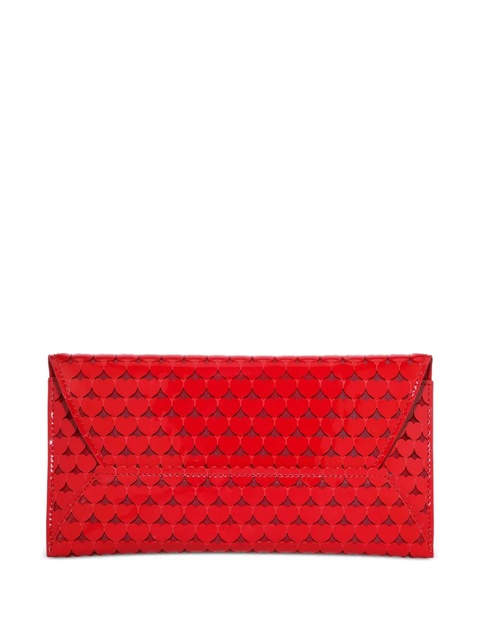 Aquazzura Amourose heart-pattern clutch bag - Red - zdjęcie produktu nr 1