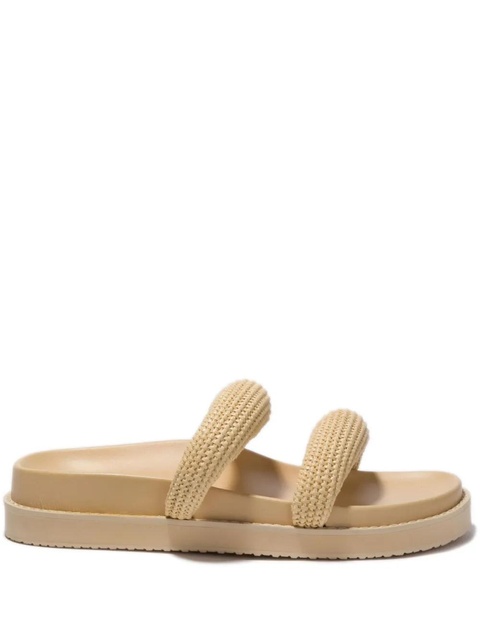 Simkhai Lupita raffia flat sandals - Neutrals - zdjęcie produktu nr 1