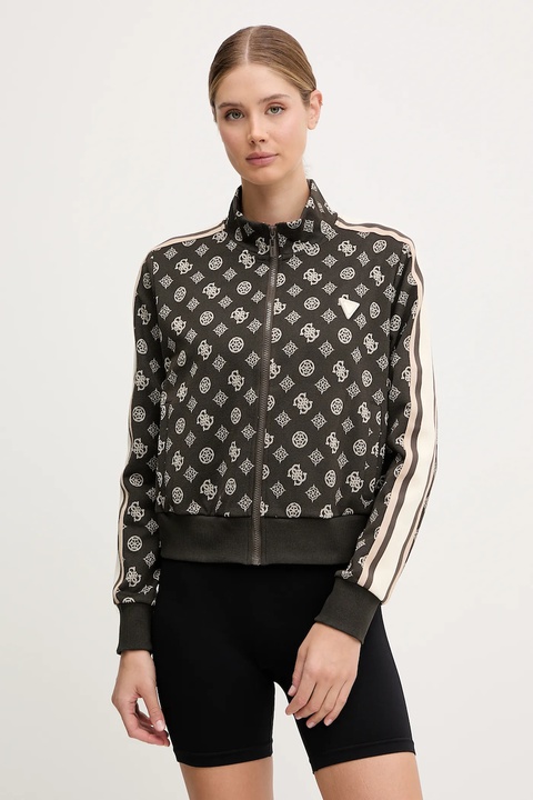 Guess bluza PEONY damska kolor beżowy wzorzysta V5YQ07 K0282 - zdjęcie produktu nr 1