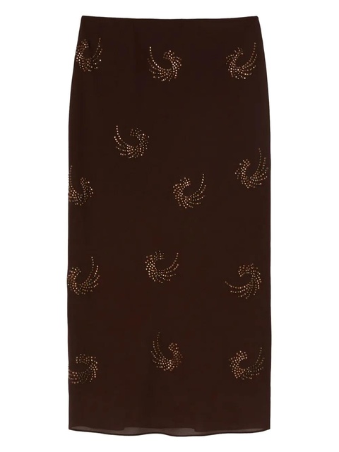 PINKO Pavese skirt - Brown - zdjęcie produktu nr 2