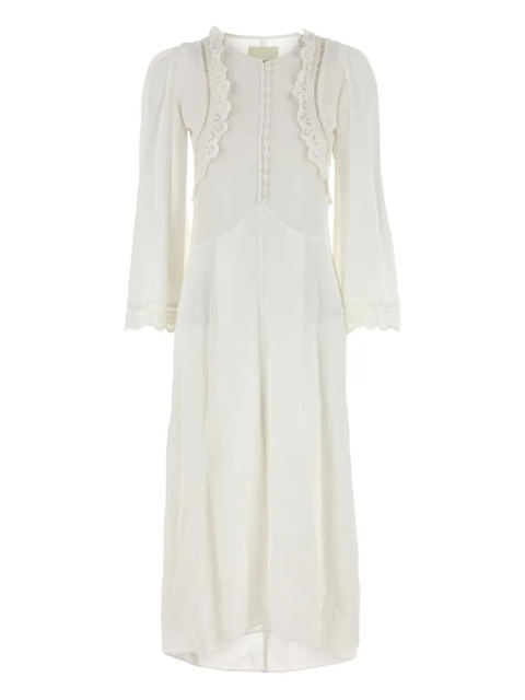 ISABEL MARANT lace-trimmed dress - White - zdjęcie produktu nr 1