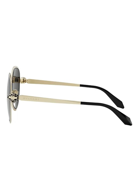 Bvlgari oval sunglasses - Gold - zdjęcie produktu nr 2