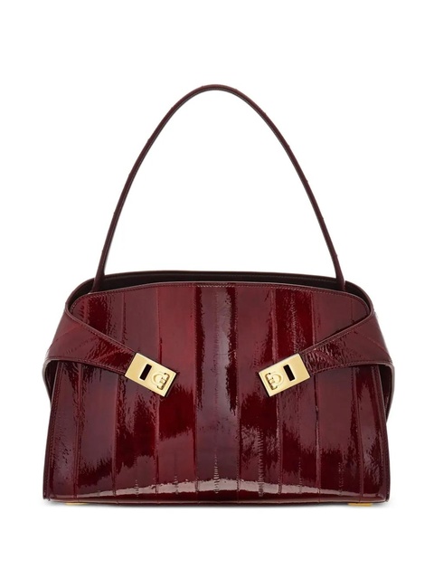 Ferragamo medium Hug eel-skin shoulder bag - Red - zdjęcie produktu nr 1