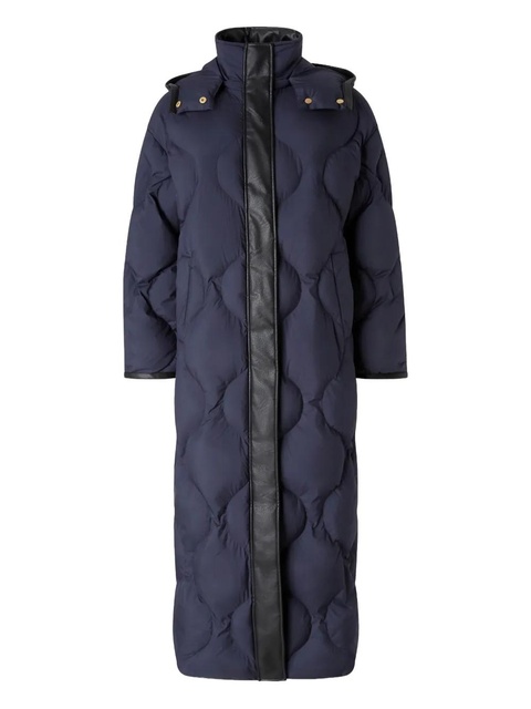 PINKO quilted hooded coat - Blue - zdjęcie produktu nr 1