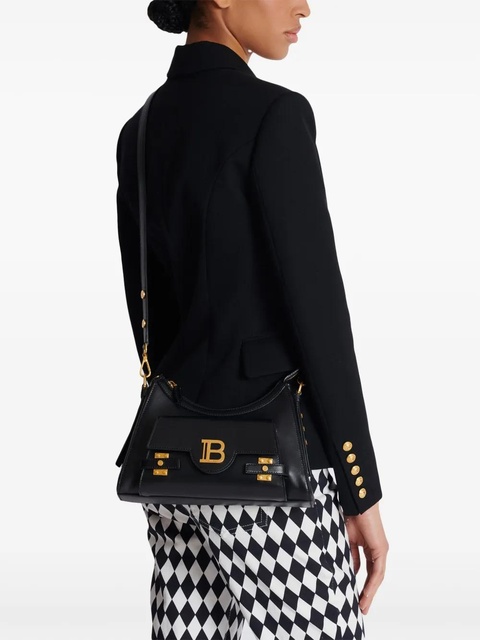Balmain B-Buzz leather shoulder bag - Black - zdjęcie produktu nr 2