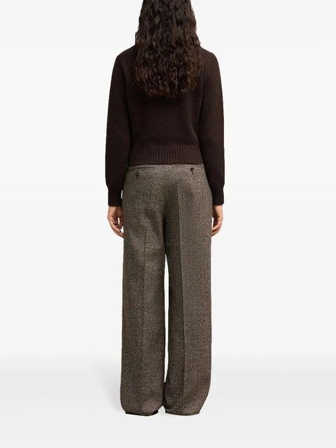 AMI Paris Ami de Coeur cashmere-blend jumper - Brown - zdjęcie produktu nr 2