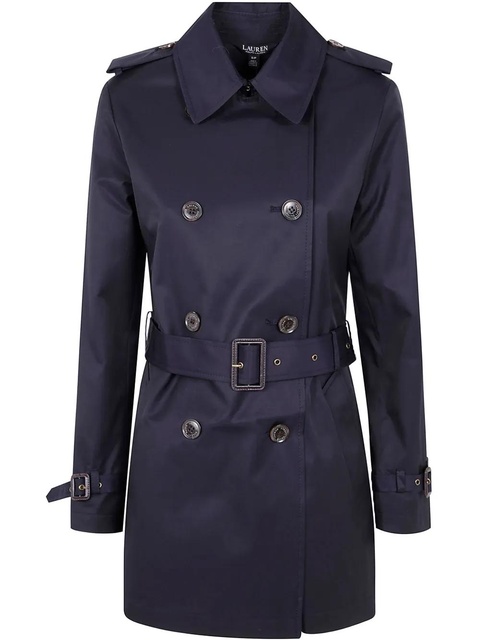 Lauren Ralph Lauren double-breasted trench coat - Blue - zdjęcie produktu nr 1