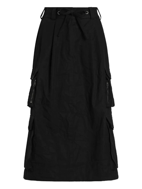 Dolce & Gabbana drawstring cargo midi skirt - Black - zdjęcie produktu nr 1