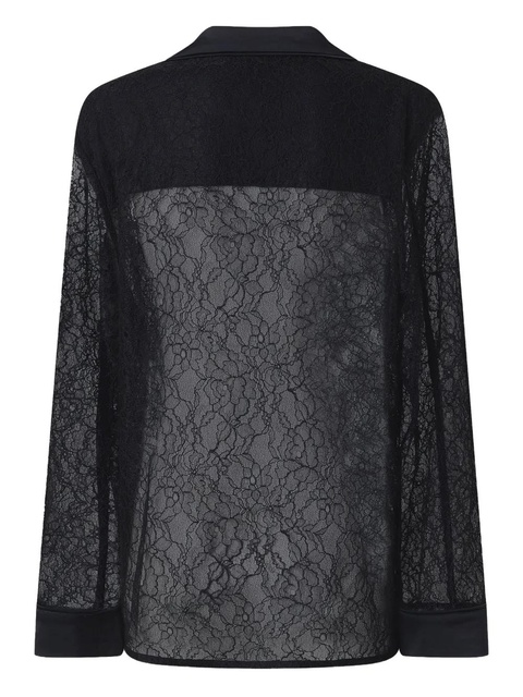 PINKO lace-panelled jacket - Black - zdjęcie produktu nr 2